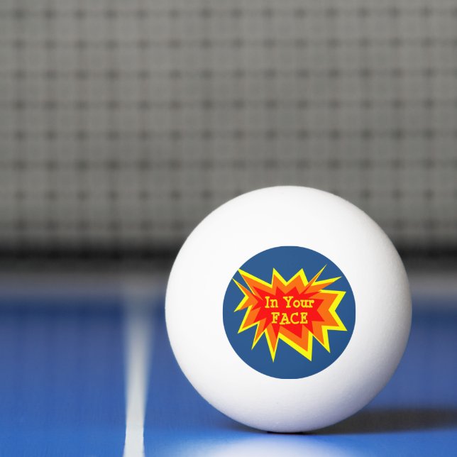 Bolinha De Ping Pong Na Sua Cara, Fala Azul e Vermelho (Líquido)