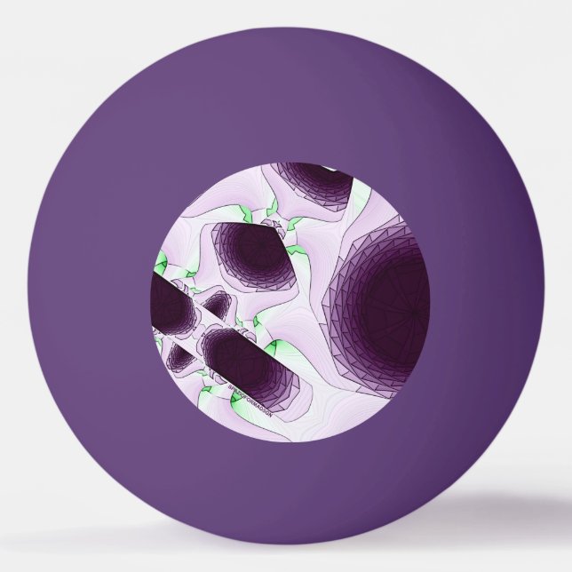 Bolinha De Ping Pong Na tonalidade da cor Violeta (Frente)