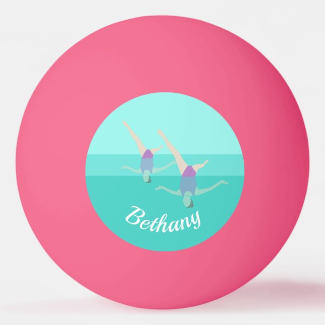 Bolinha De Ping Pong Nadação Artística (Frente)