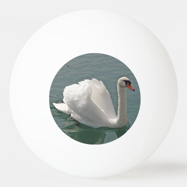 Bolinha De Ping Pong Nadão branco lindo (Frente)
