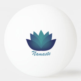 Bolinha De Ping Pong Namaste Lotus Flower