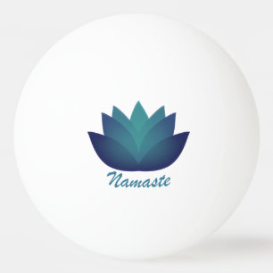 Bolinha De Ping Pong Namaste Lotus Flower