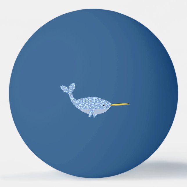 Bolinha De Ping Pong Narral-bebê azul-bonito (Frente)