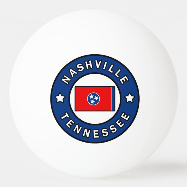Bolinha De Ping Pong Nashville Tennessee (Frente)