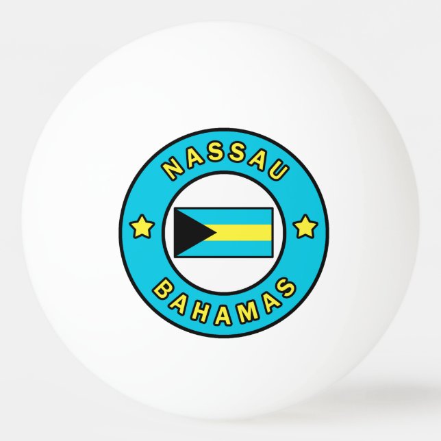 Bolinha De Ping Pong Nassau Bahamas (Frente)