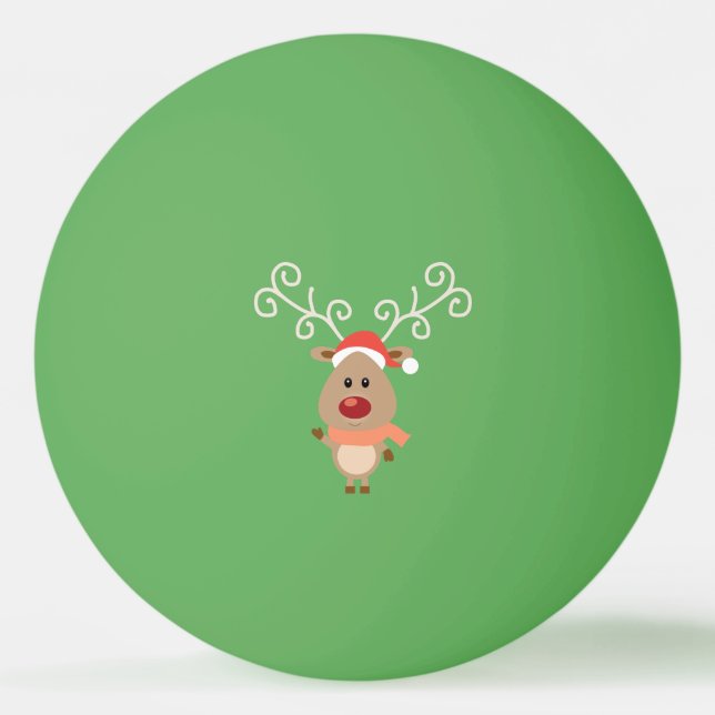 Bolinha De Ping Pong Natal (Frente)