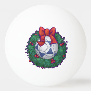 Bolinha De Ping Pong Natal de Futbal