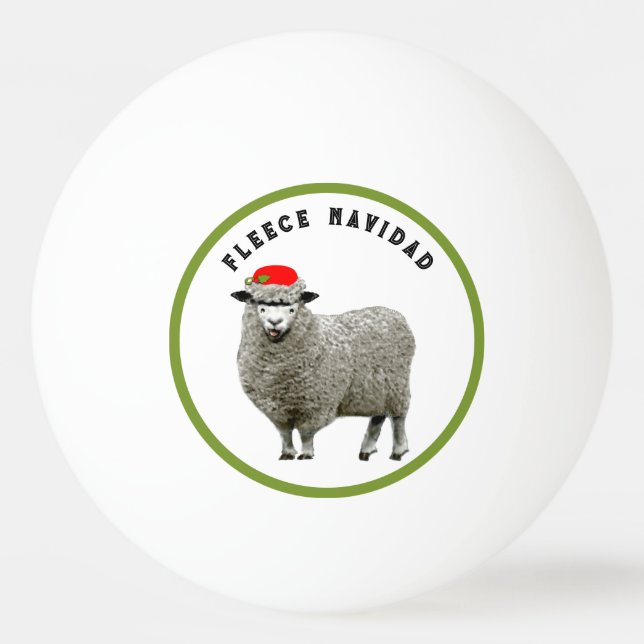 Bolinha De Ping Pong Natal Divertido (Frente)
