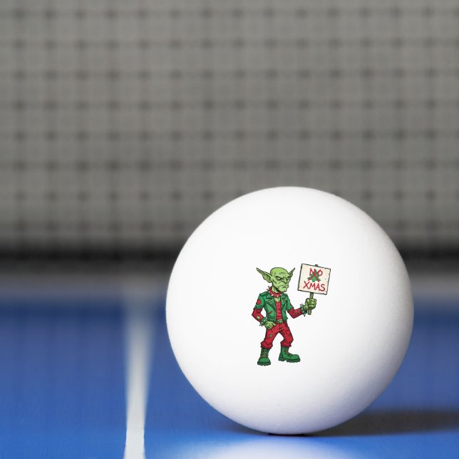 Bolinha De Ping Pong Nenhum Natal – Estilo Alien Rebelde (Líquido)