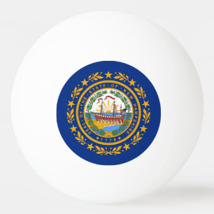 Bolinha De Ping Pong New Hampshire Flag