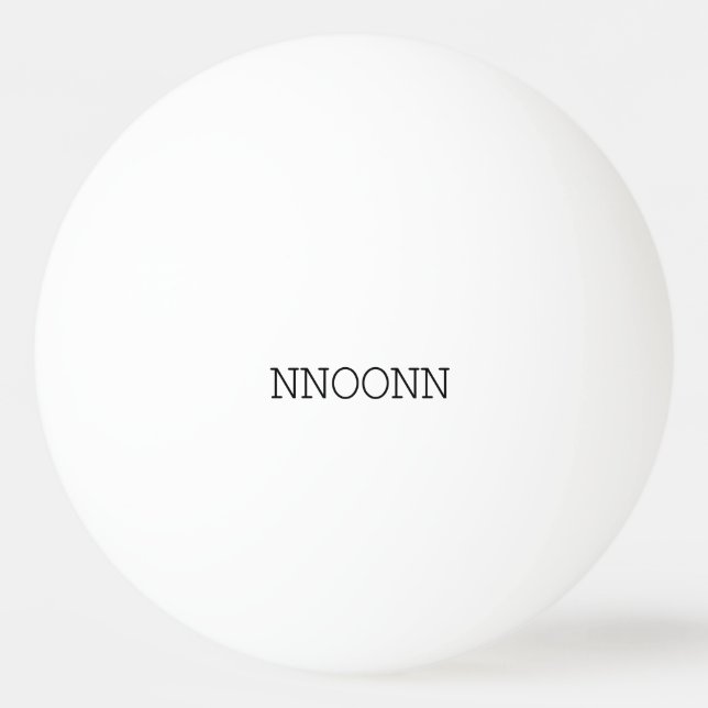 BOLINHA DE PING PONG NNOONN SIMPLE LOGO ONE STAR PING PONG BALL (Frente)