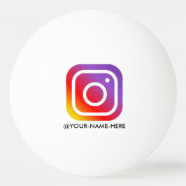 Bolinha De Ping Pong Nome de instagrama personalizado Simples mínimo