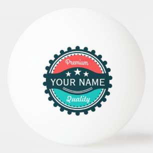 Bolinha De Ping Pong Nome do Jogador de Golfe Personalizado Verde
