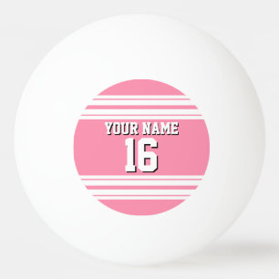 Bolinha De Ping Pong Nome do Número Personalizado da Jersey do Flamingo