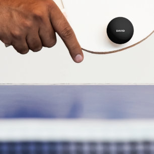 Bolinha De Ping Pong Nome ou logotipo personalizado minimalista