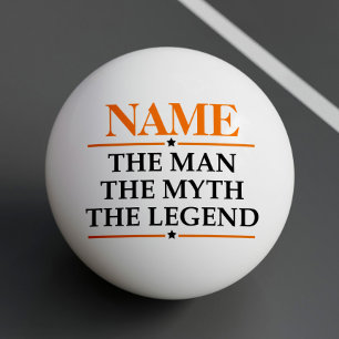 Bolinha De Ping Pong Nome Personalizado O Homem O Mito A Legenda