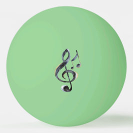 Bolinha De Ping Pong Notas de Música Negra