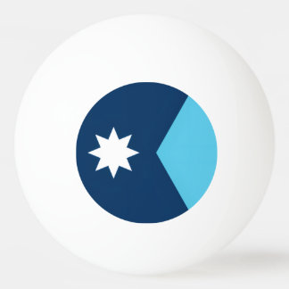 Bolinha De Ping Pong nova bandeira de Minnesota