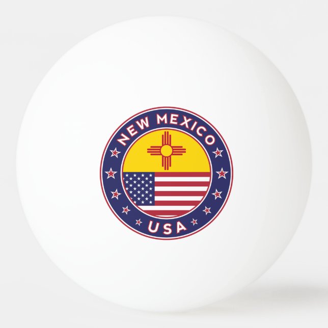 Bolinha De Ping Pong Novo México (Frente)