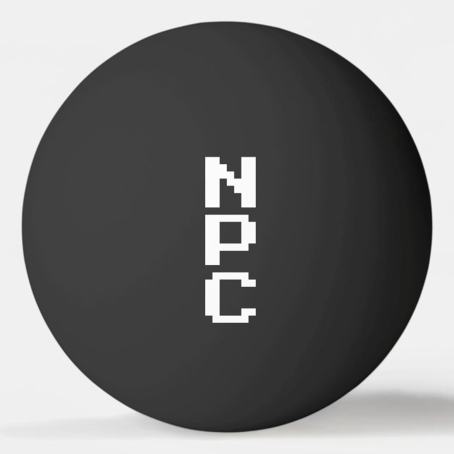 Bolinha De Ping Pong NPC - Caractere Não Reproduzível (Frente)