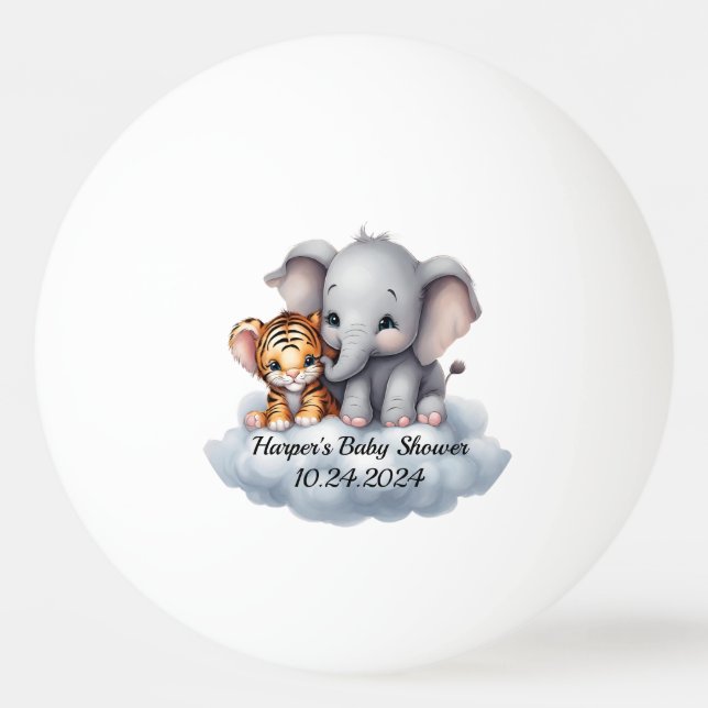 Bolinha De Ping Pong Nuvens de Cuddling (Frente)