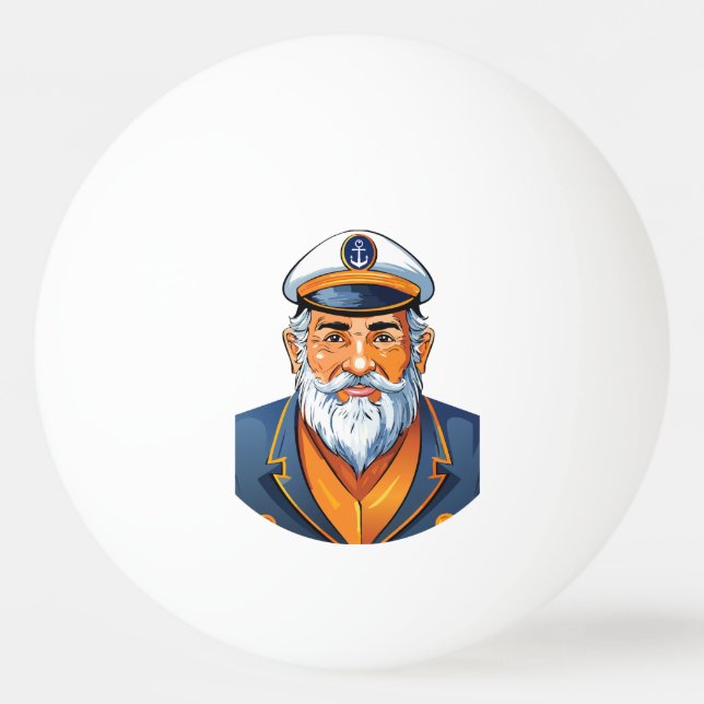 Bolinha De Ping Pong O capitão do navio (Frente)