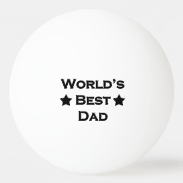 Bolinha De Ping Pong O melhor pai do mundo (Frente)