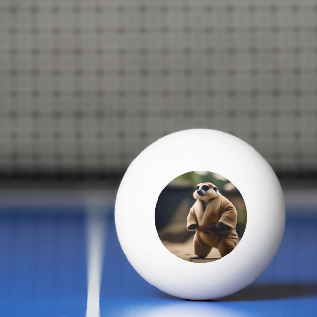 Bolinha De Ping Pong O poderoso Meerkat: Sumo Showdown, (Líquido)