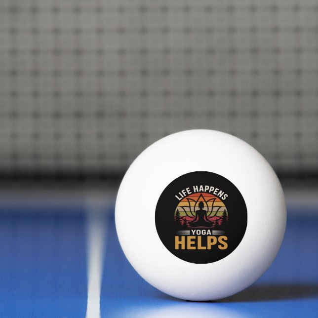 Bolinha De Ping Pong O Yoga Ajuda na Vida (Líquido)