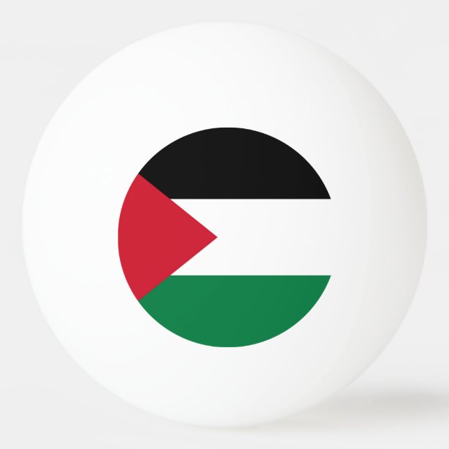 Bolinha De Ping Pong oficialmente pavilhão do Estado da Palestina (Frente)