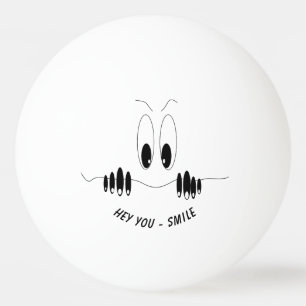 Bolinha De Ping Pong Olhos Curiosity Engraçados - Sorria - Adicione Se