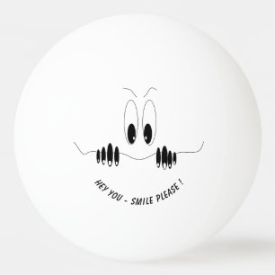 Bolinha De Ping Pong Olhos Curiosity Engraçados - Sorria - Adicione Se