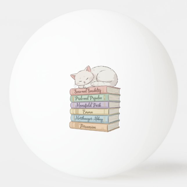 Bolinha De Ping Pong Os Romances de Jane Austen IX (Frente)