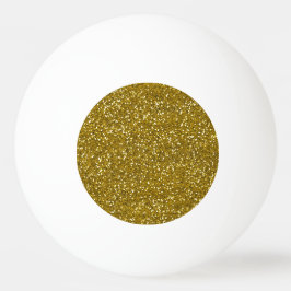 Bolinha De Ping Pong Ouro à moda do brilho