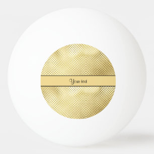 Bolinha De Ping Pong Ouro elegante