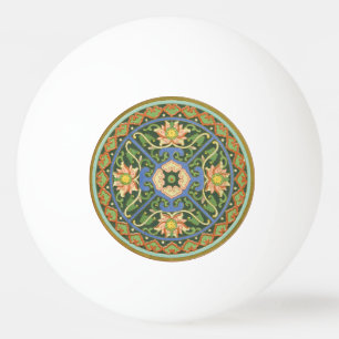 Bolinha De Ping Pong Padrão Asiático de Cloisonne China