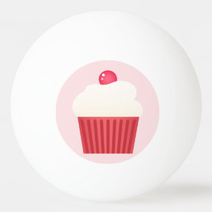 Bolinha De Ping Pong Padrão de Cupcakes cúbicos