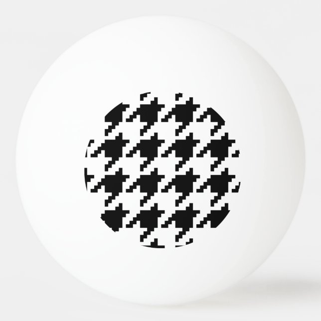 Bolinha De Ping Pong Padrão de verificação de houndstooth de pixel de 8 (Frente)
