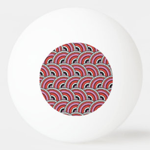 Bolinha De Ping Pong Padrão geométrico sem costura