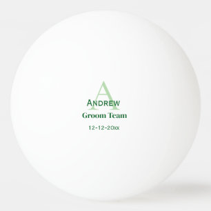 Bolinha De Ping Pong padrinhos de casamento personalizados do grupo mon