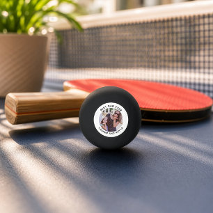 Bolinha De Ping Pong Pai da Mensagem de Foto Moderna do Melhor Pai