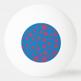 Bolinha De Ping Pong paixão púrpura sentir arte azul lua tonta pontos