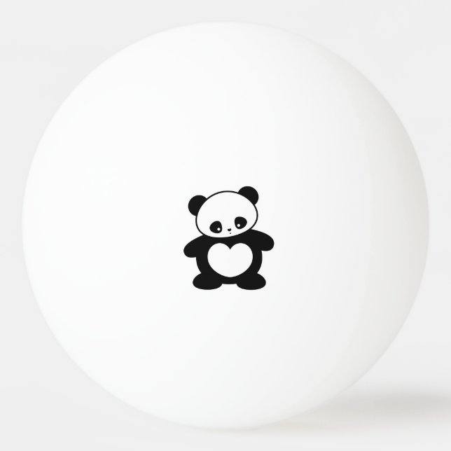 Bolinha De Ping Pong Panda de Kawaii (Frente)