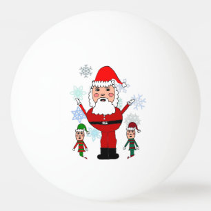 Bolinha De Ping Pong Papai noel e duendes do Natal