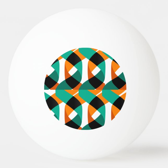 Bolinha De Ping Pong Papel de parede retrô: Design de vinheta (Frente)
