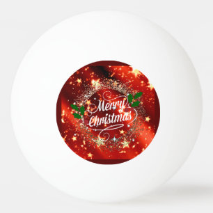 Bolinha De Ping Pong Parceiro de Natal feliz e brilho