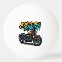 Bolinha De Ping Pong Passeio Sonho de Aventura / Moto Chopper Vintage 