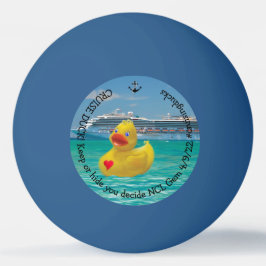Bolinha De Ping Pong Pato Cruzador Personalizado