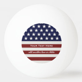 Bolinha De Ping Pong Patriótico Patriótico Americano Bandeira Americano