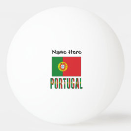 Bolinha De Ping Pong Pavilhão Português Personalizado